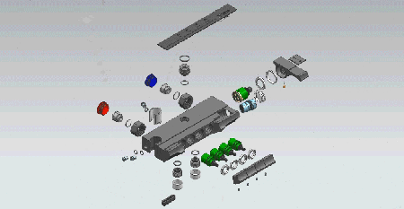 阀体组装动图1 阀体组装动图1
